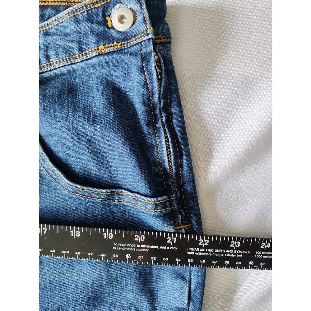 Pilcro and the Letterpress Women’s Blue Medium Wash Denim Bootcut High Rise 20W - Picture 12 of 15